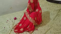 play Desi Indian Wife's tweede dag huwelijkse creampie en pijpbeurt